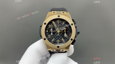 OMF Hublot Big Bang Orignal 43mm Hub1280 Movement Yellow Gold Case Watch